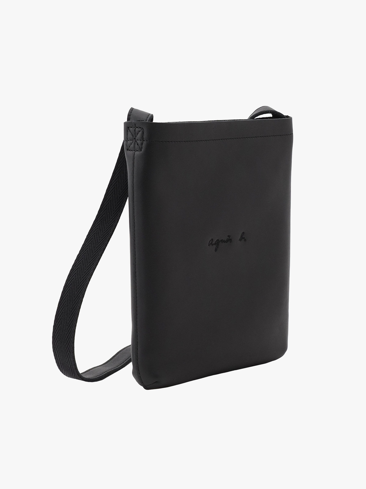 VOYAGE メンズ バッグ＆ウォレット レザーショルダーバッグ "Peter"  PAH02Z-03 ブラック