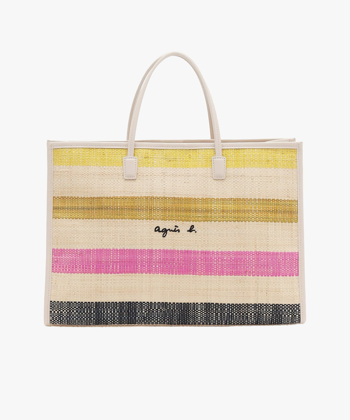 VOYAGE ウィメンズ バッグ＆ウォレット ラフィア ミディアム トートバッグ WAX35-02 ベージュ