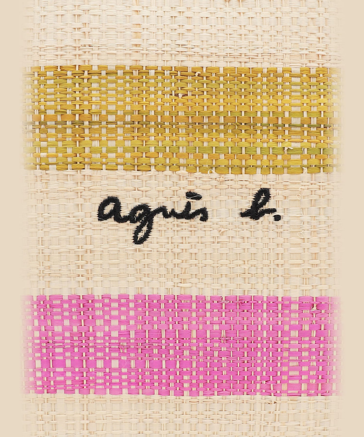 VOYAGE ウィメンズ バッグ＆ウォレット ラフィア ミディアム トートバッグ WAX35-02 ベージュ