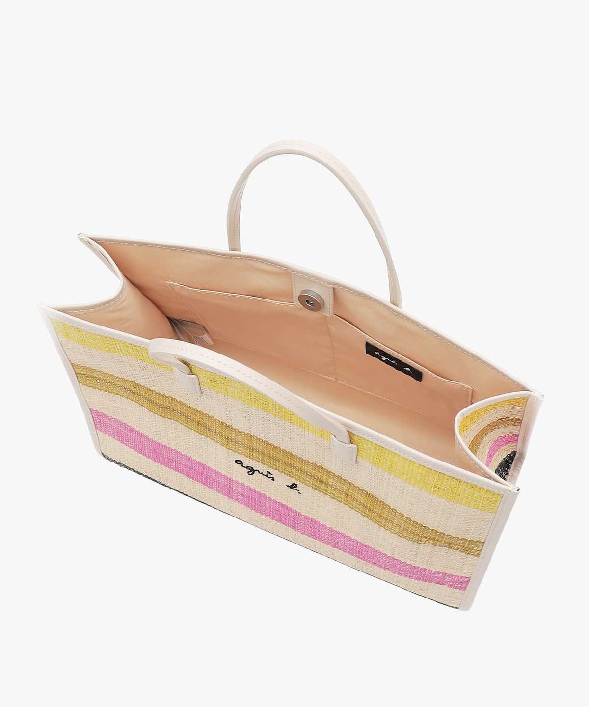 VOYAGE ウィメンズ バッグ＆ウォレット ラフィア ミディアム トートバッグ WAX35-02 ベージュ