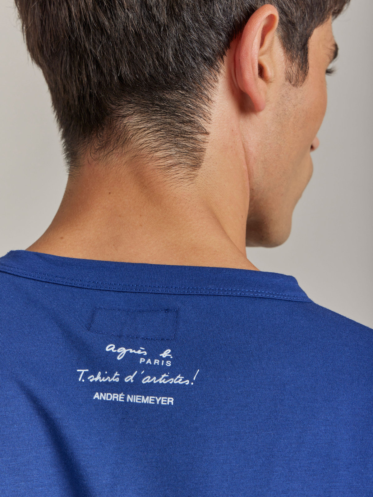 HOMME メンズ 【Outlet】SET4 TS アーティストTシャツ ANDRE NIEMEYER ネイビー