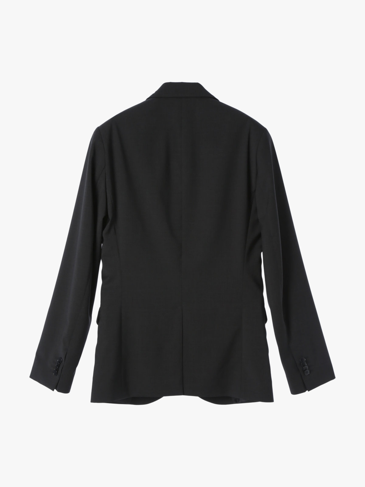 HOMME メンズ ウール テーラード ジャケット "Domino" グレー×ブラック