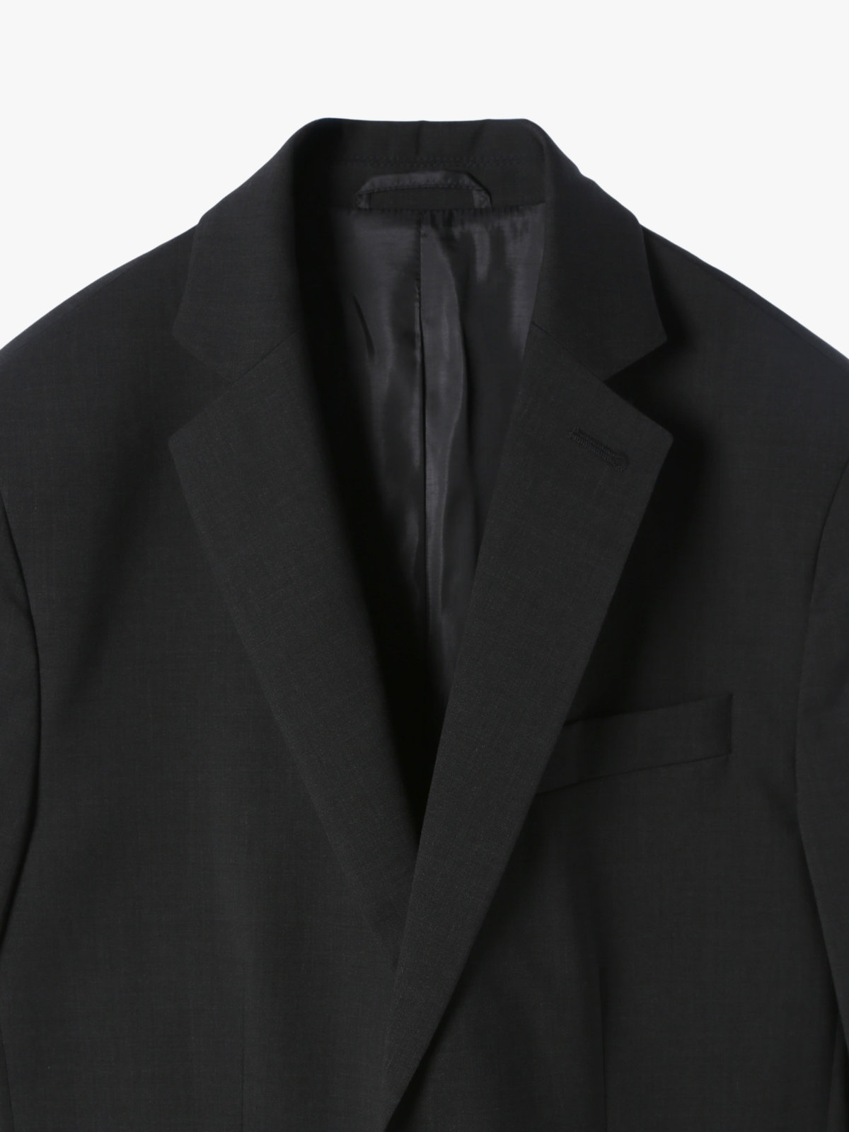 HOMME メンズ ウール テーラード ジャケット "Domino" グレー×ブラック