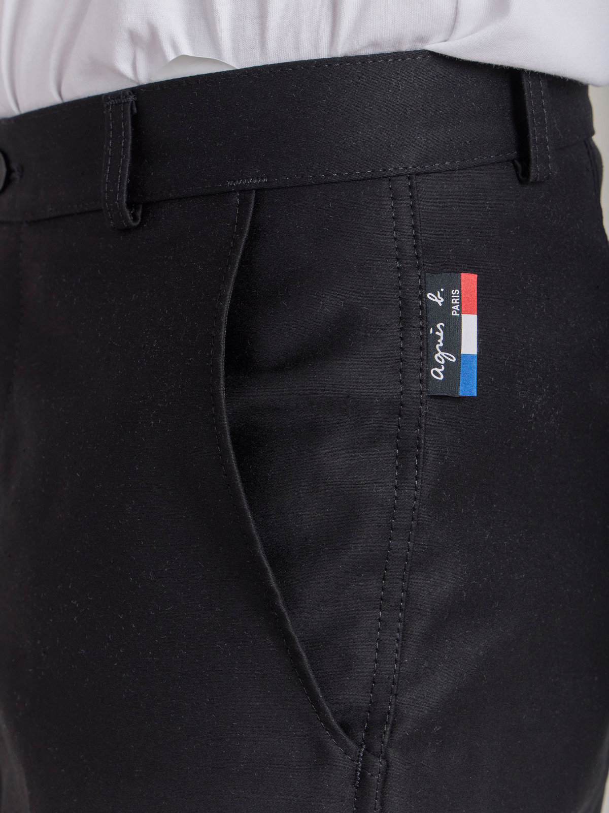 HOMME メンズ 【Outlet】AN53 PANTALON agnes b.×Dolmen パンツ ブラック