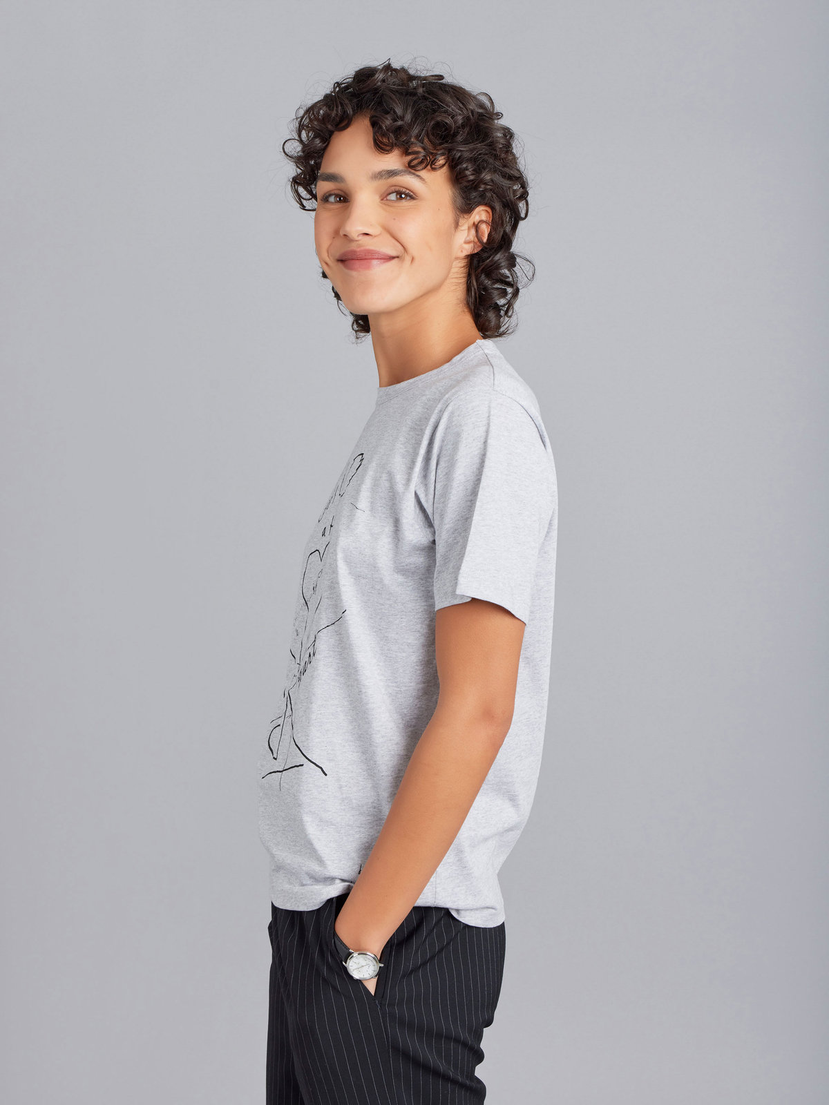 FEMME ウィメンズ SBF3 TS 40ans アーティストTシャツ グレー