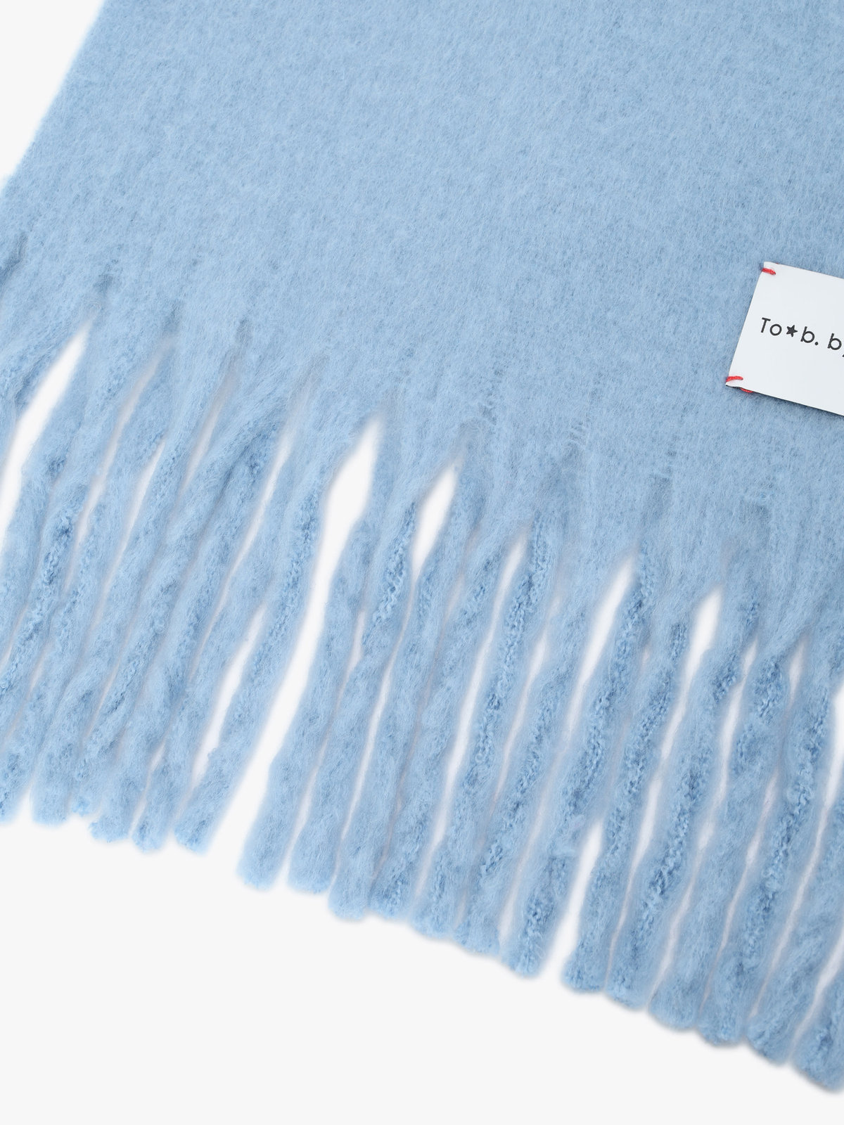 To b. by agnès b. カラー マフラー ブルー