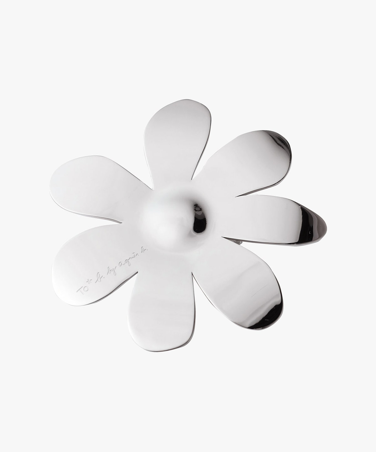 To b. by agnès b. フラワー ブローチ シルバー