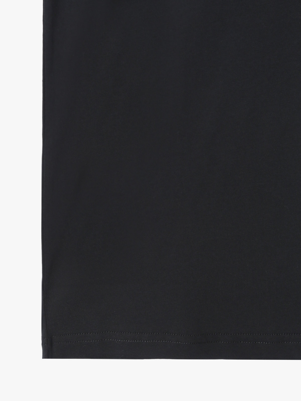 HOMME メンズ メンズ オーガニックコットン プリント 半袖 アーティスト Tシャツ "L'Atlas" ブラック