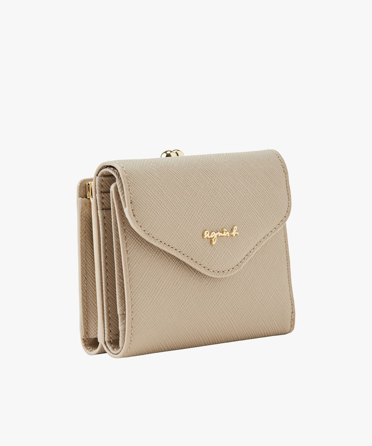 VOYAGE ウィメンズ バッグ＆ウォレット レザー 三つ折りがま口 ミニ ウォレット "ava" TAW02-10 ベージュ