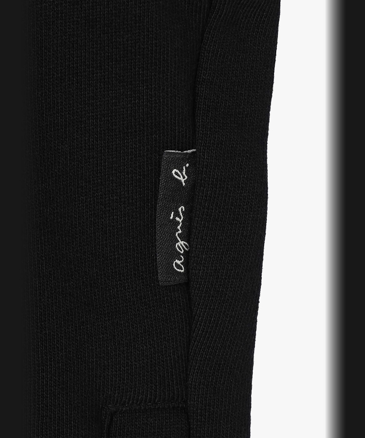 HOMME メンズ メンズ オーガニックコットン ノースリーブ カーディガンプレッション "Azur" ブラック