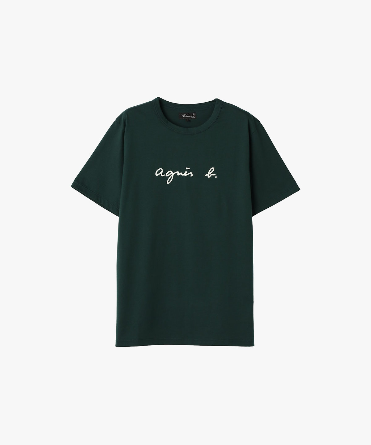 HOMME メンズ メンズ ロゴ プリント 半袖 Tシャツ "Brando" グリーン