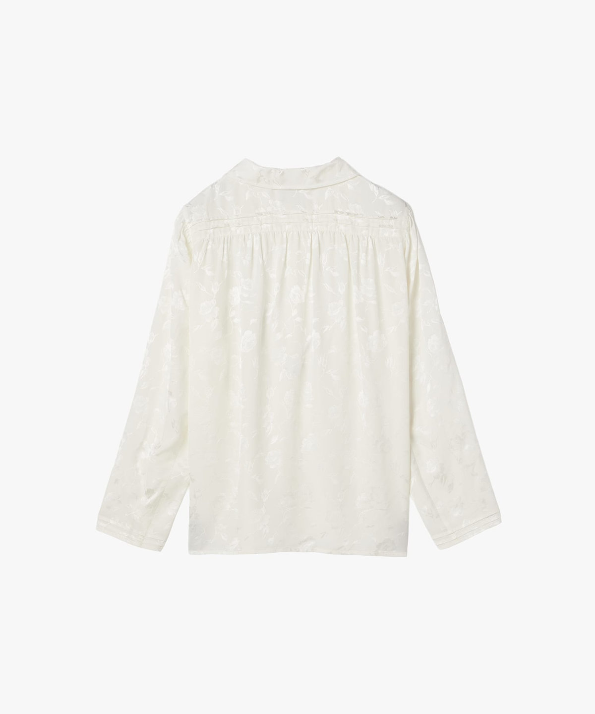 FEMME ウィメンズ フローラルパターン 長袖 ブラウス "Alice" アイボリー