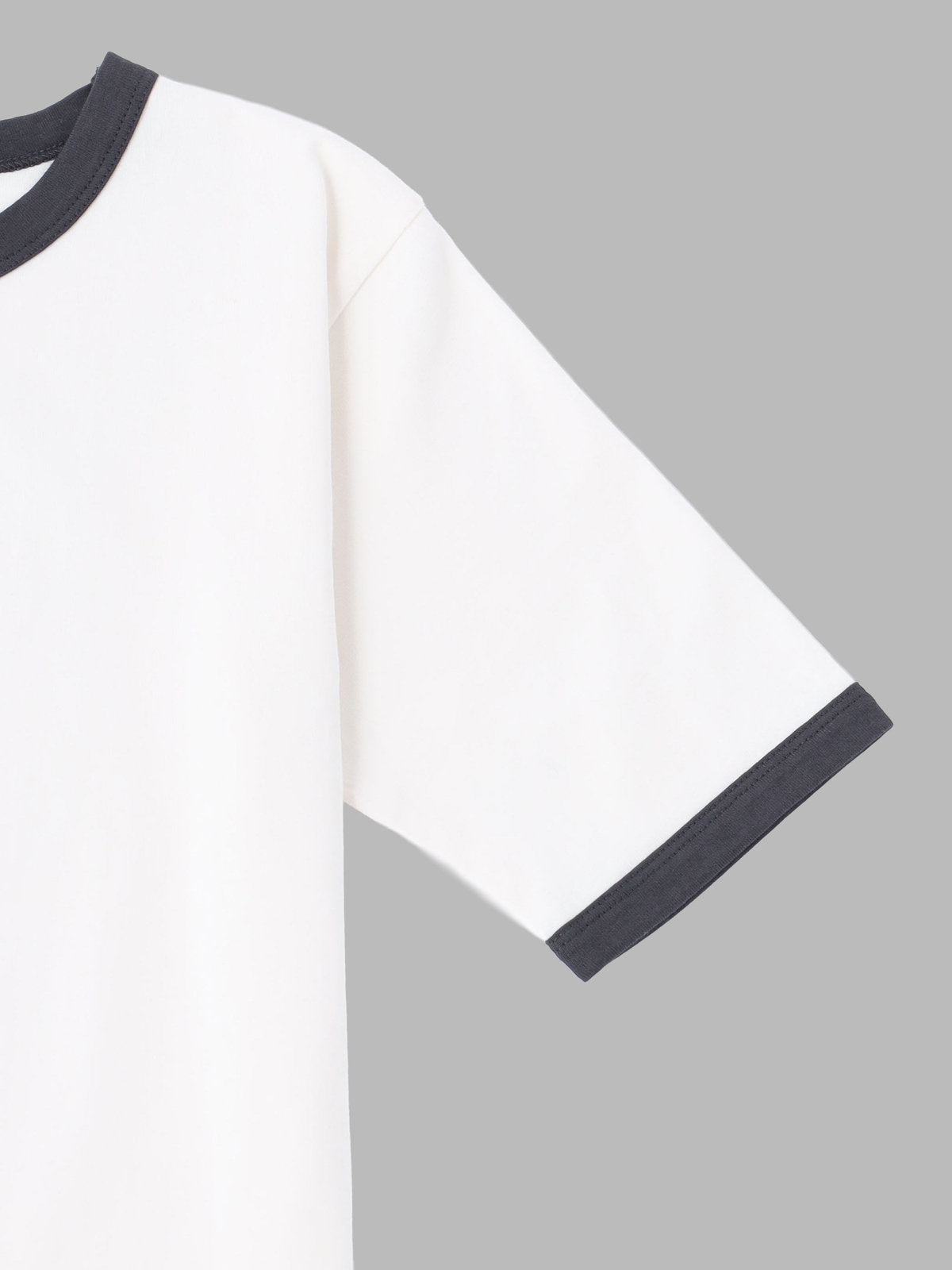 ENFANT ユニセックス キッズ ロゴ 刺繍 コットン 5分袖 Tシャツ ホワイト