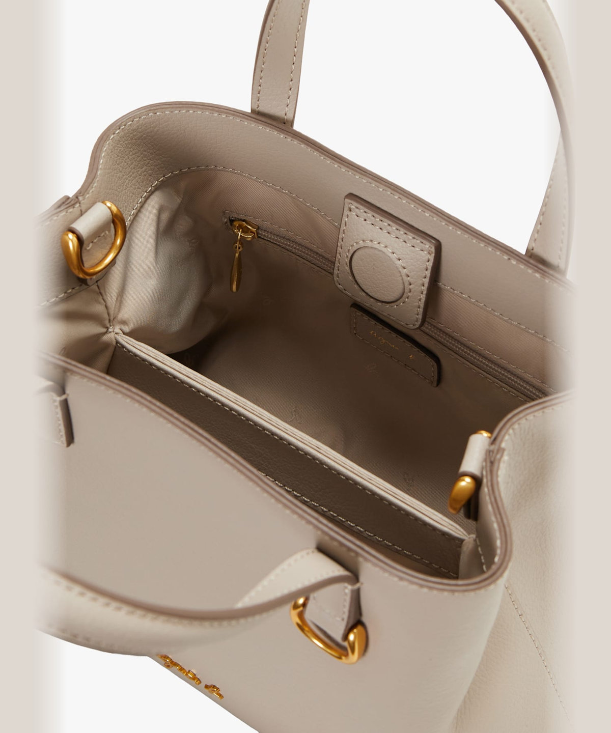 VOYAGE ウィメンズ バッグ＆ウォレット レザー 2way スモール トートバッグ "Christelle" ABS01-02 ベージュ