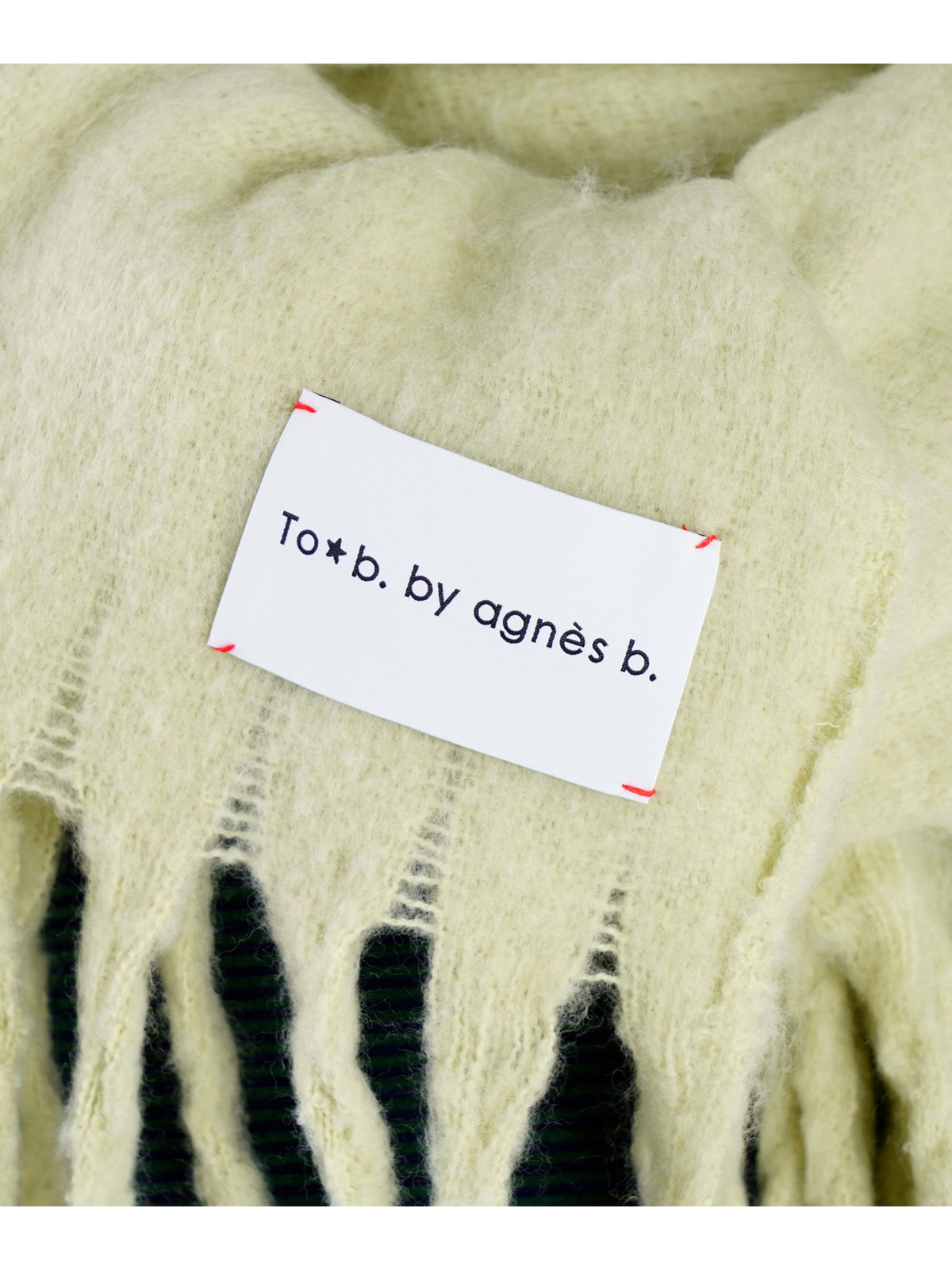To b. by agnès b. 【Outlet】カラー マフラー グリーン系その他