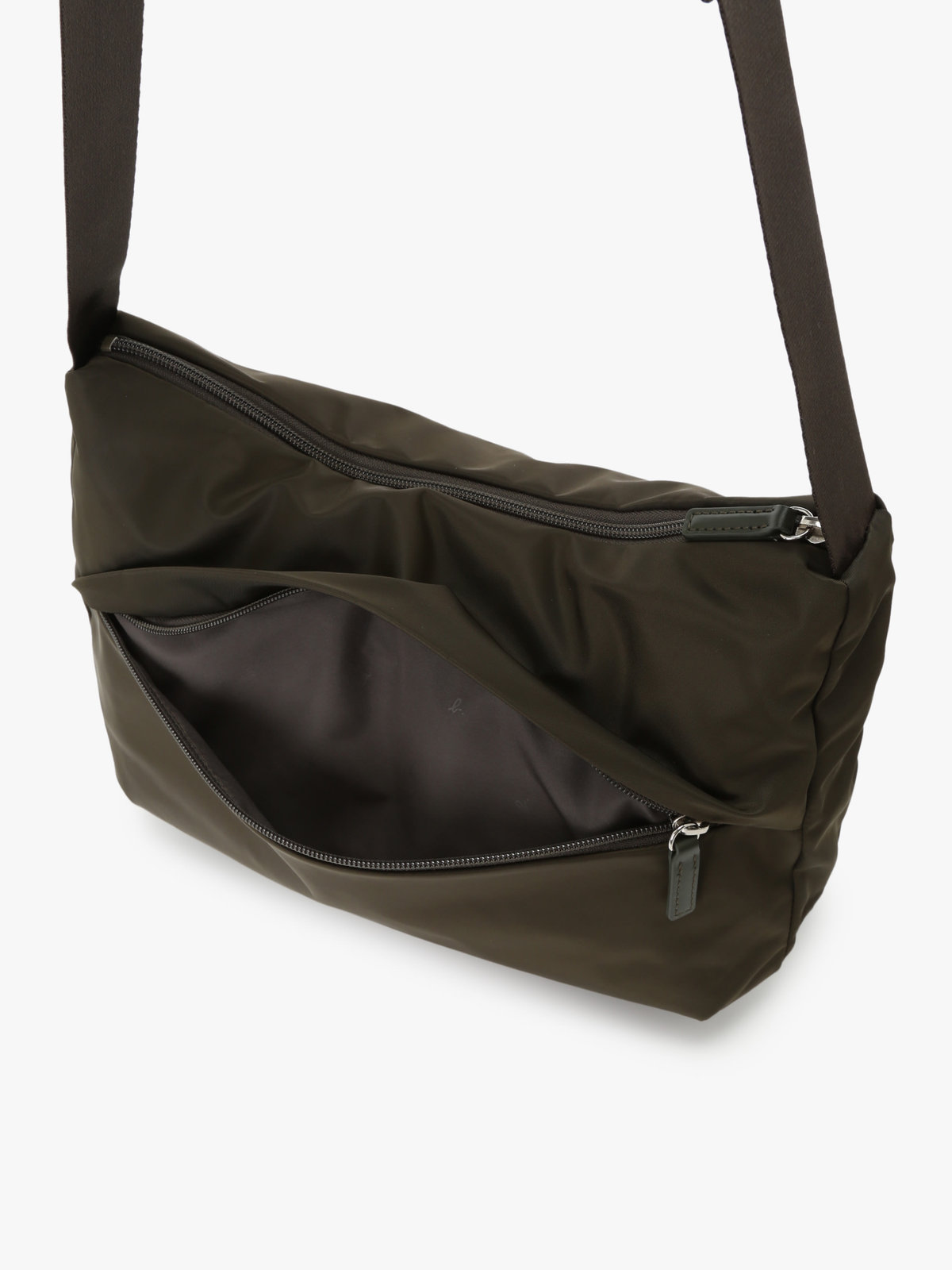 VOYAGE ウィメンズ バッグ＆ウォレット ナイロン ラージ ショルダーバッグ "Cecile" NS24-01 カーキ