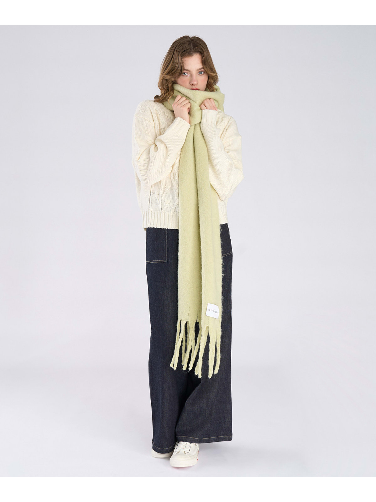To b. by agnès b. 【Outlet】カラー マフラー グリーン系その他