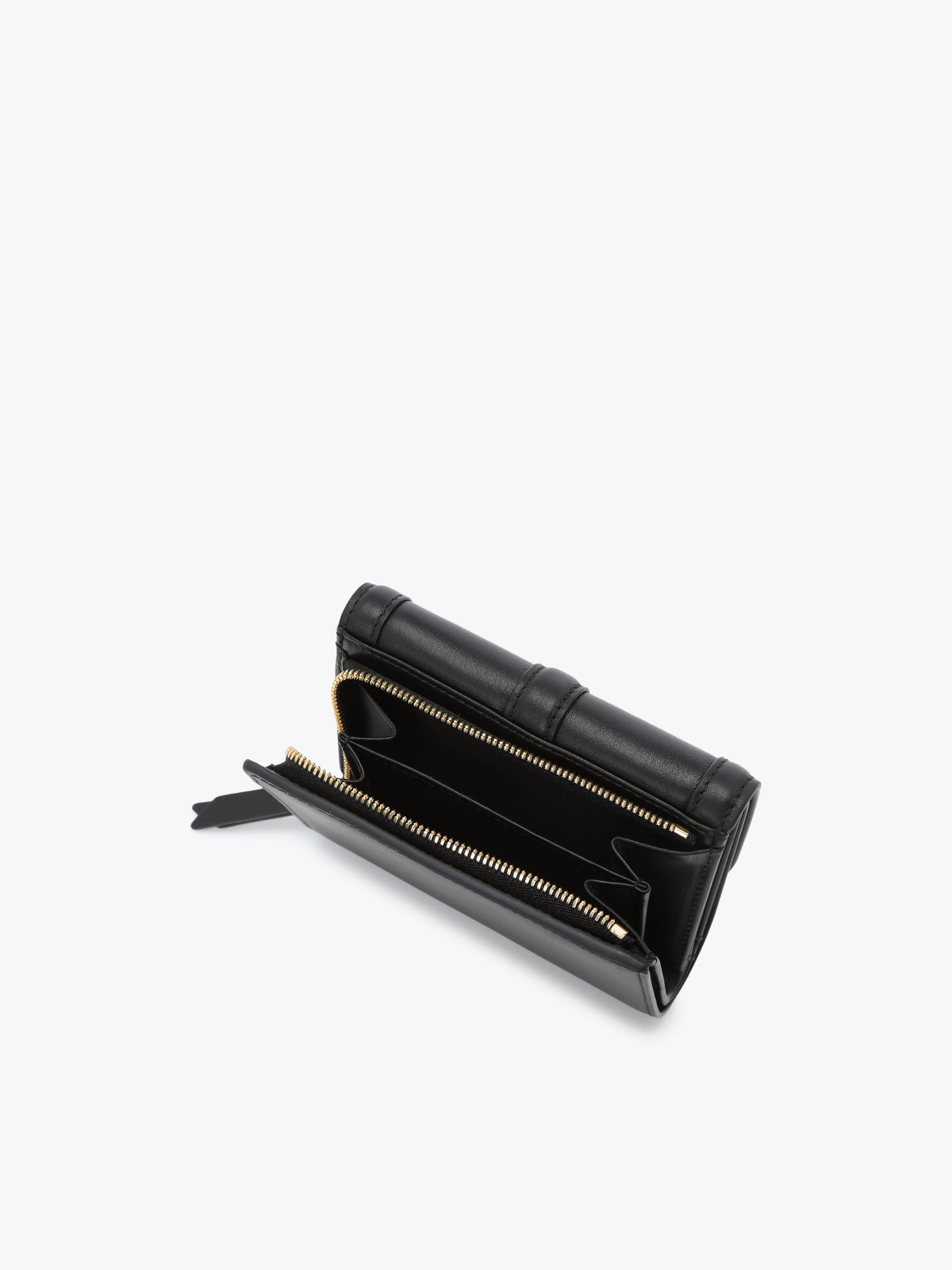 VOYAGE ウィメンズ バッグ＆ウォレット レザー 三つ折り ウォレット”Ingrid” ZAW03-01 ブラック