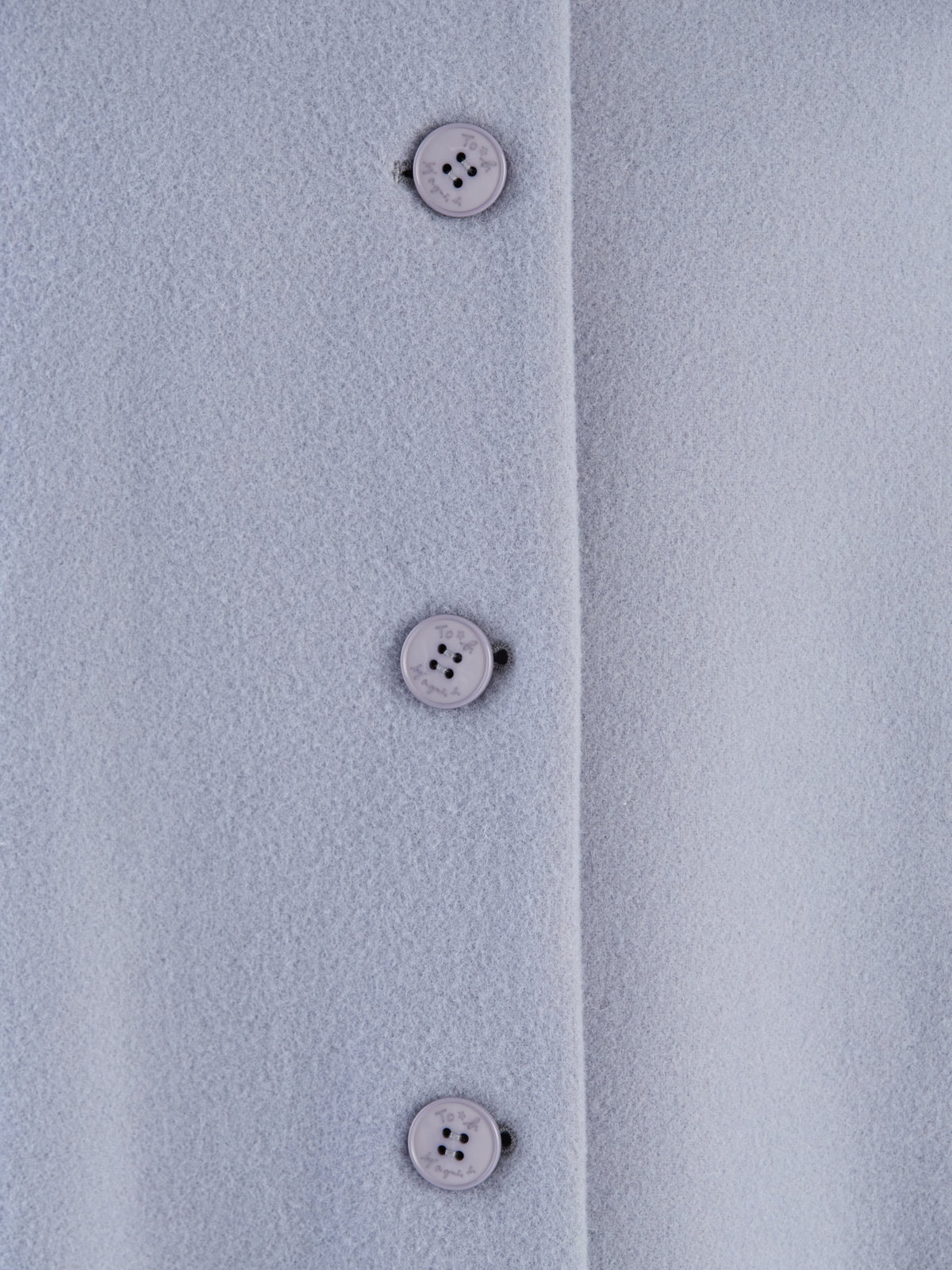 To b. by agnès b. 【Outlet】ウール ロングコート ライトブルー