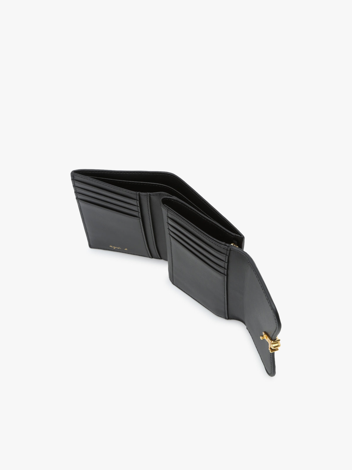 VOYAGE ウィメンズ バッグ＆ウォレット レザー 三つ折り ウォレット”Ingrid” ZAW03-01 ブラック