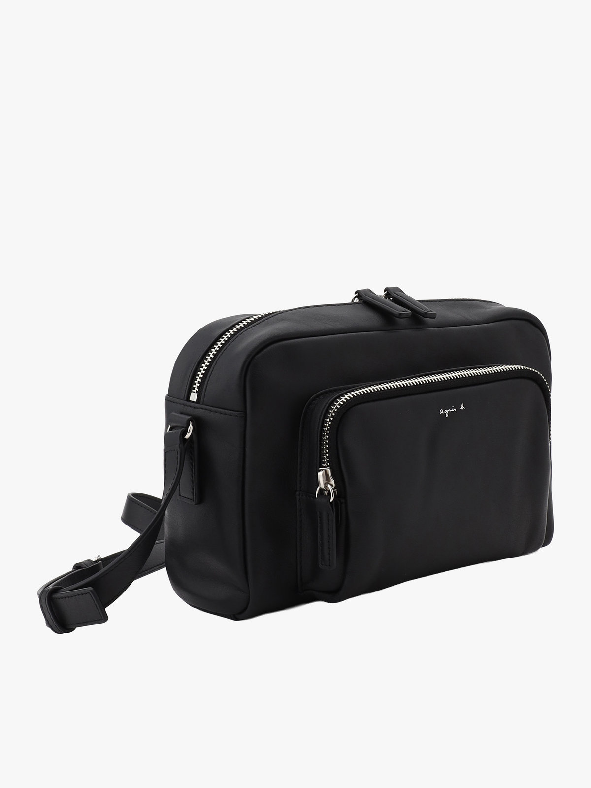 VOYAGE ウィメンズ バッグ＆ウォレット  レザーショルダーバッグ "angele" NS14E-02 ブラック