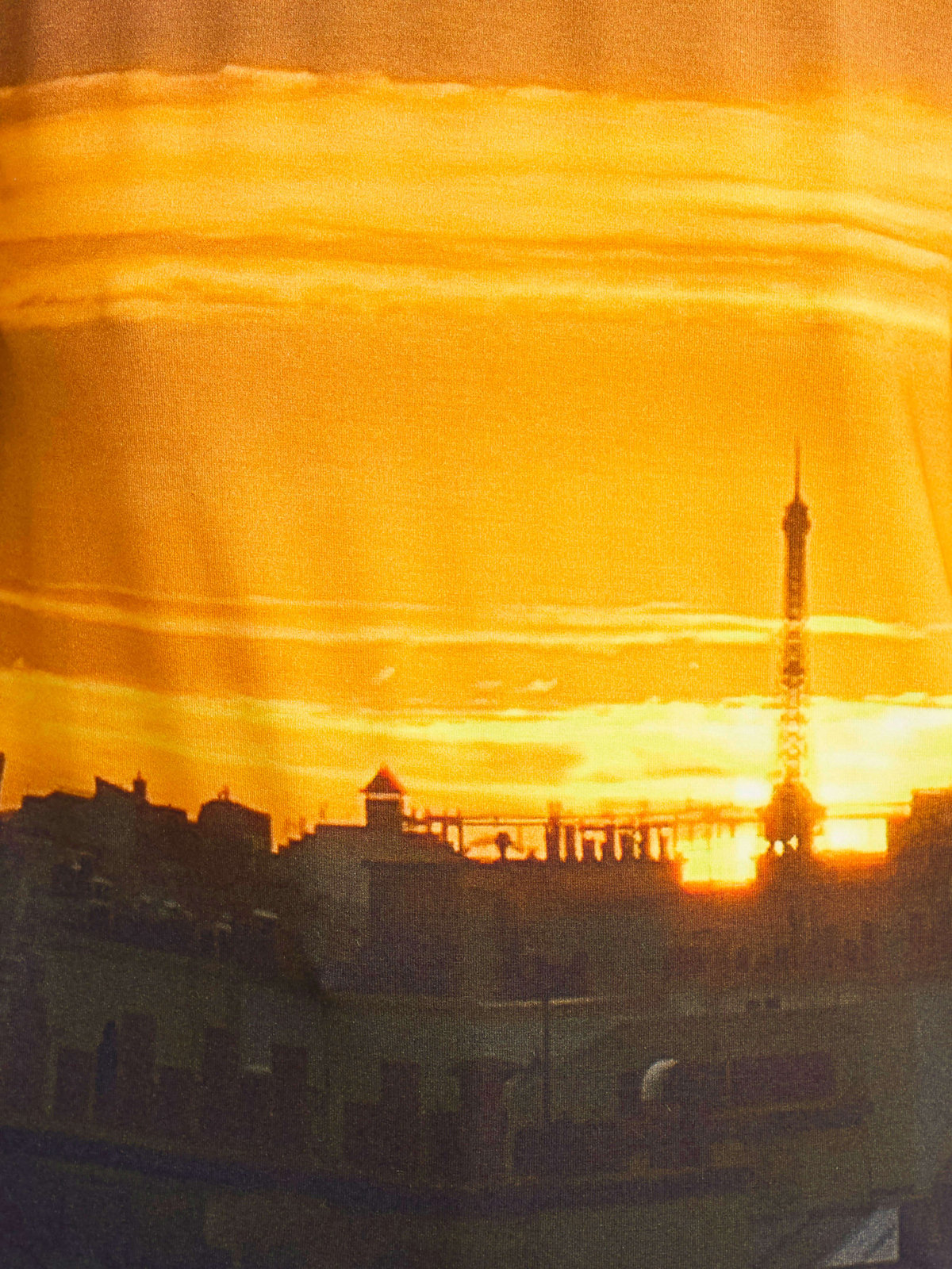 FEMME ウィメンズ フォトプリント 長袖 Tシャツ ”Sunset in Paris” マルチ
