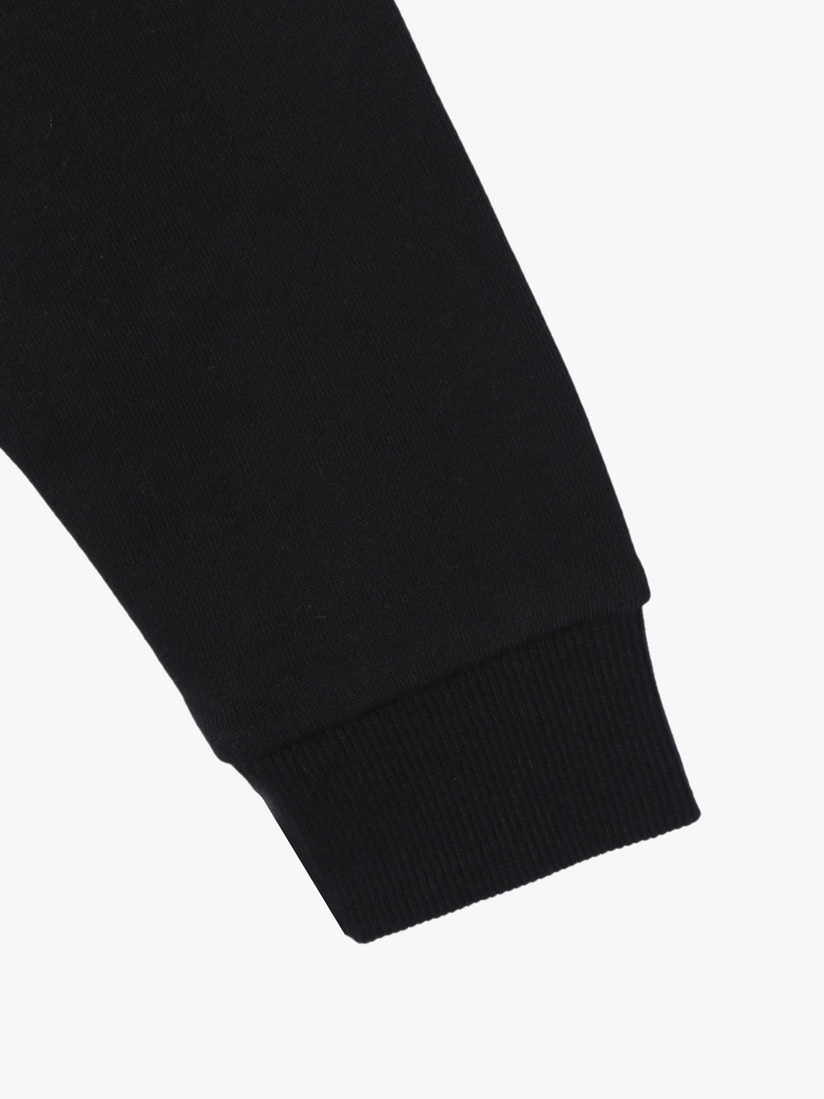 ENFANT ユニセックス キッズ ロゴ コットン 長袖 スウェット ブラック