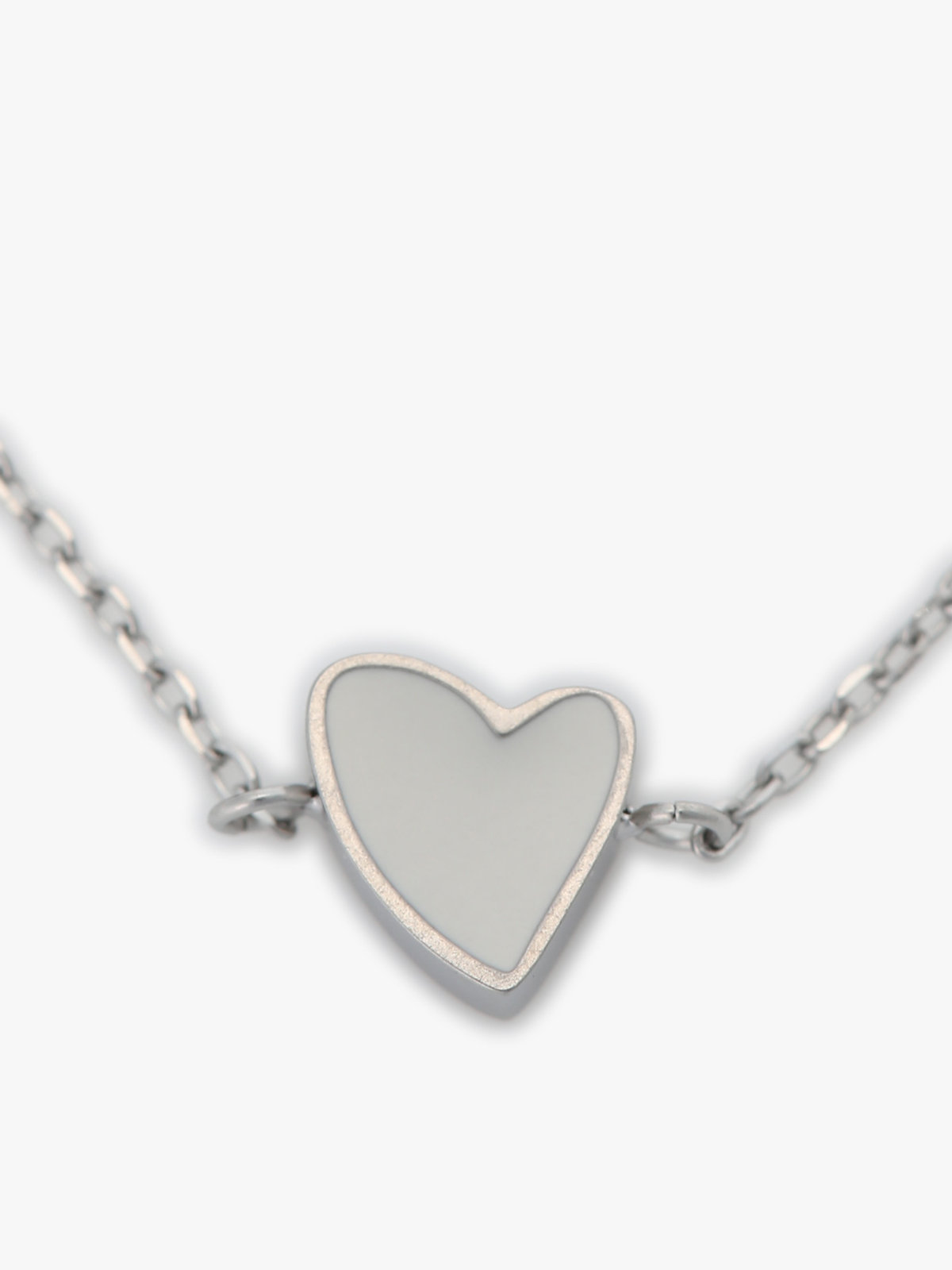 To b. by agnès b. ミニハート ブレスレット シルバー