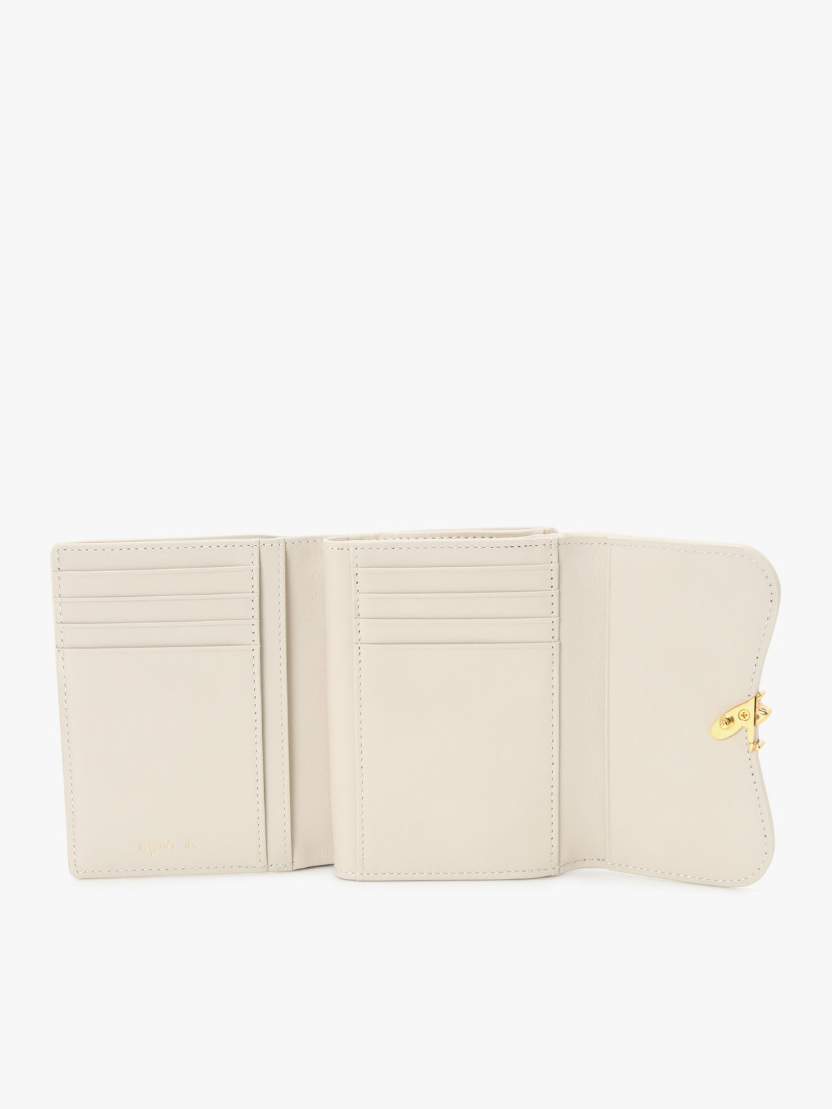 VOYAGE ウィメンズ バッグ＆ウォレット レザー 三つ折り ウォレット”Ingrid” ZAW03-01 オフホワイト