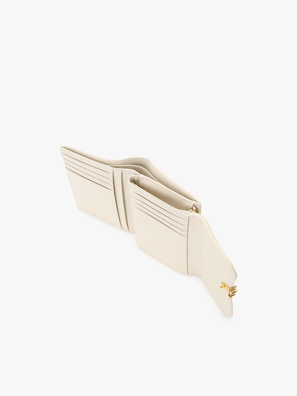 VOYAGE ウィメンズ バッグ＆ウォレット レザー 三つ折り ウォレット”Ingrid” ZAW03-01 オフホワイト