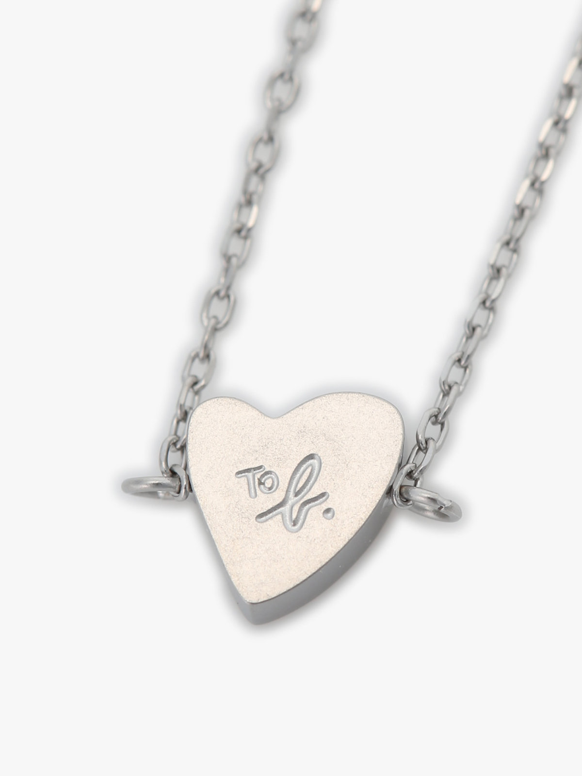 To b. by agnès b. ミニハート ブレスレット シルバー