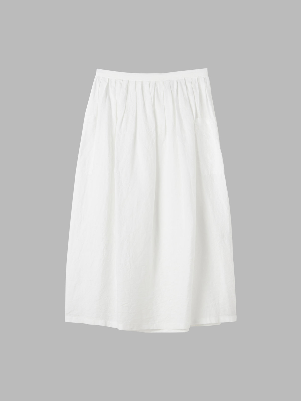 FEMME ウィメンズ リネン ロングスカート "Telma" ホワイト