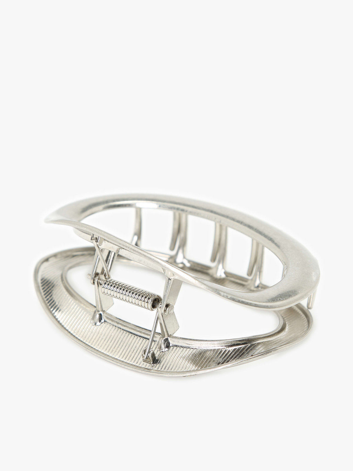 To b. by agnès b. ”To b.” ロゴ ヘアクリップ シルバー