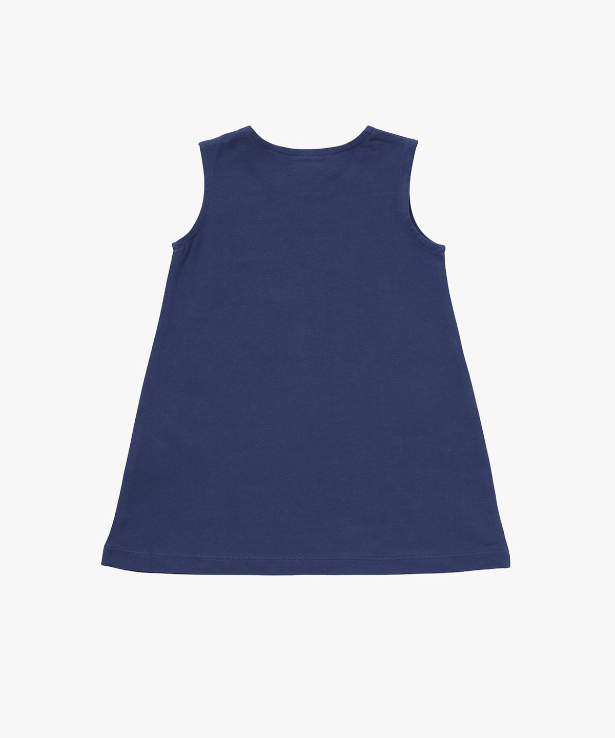 ENFANT ベビー ベビー ロゴ コットン ノースリーブ ワンピース "Barbie" ネイビー