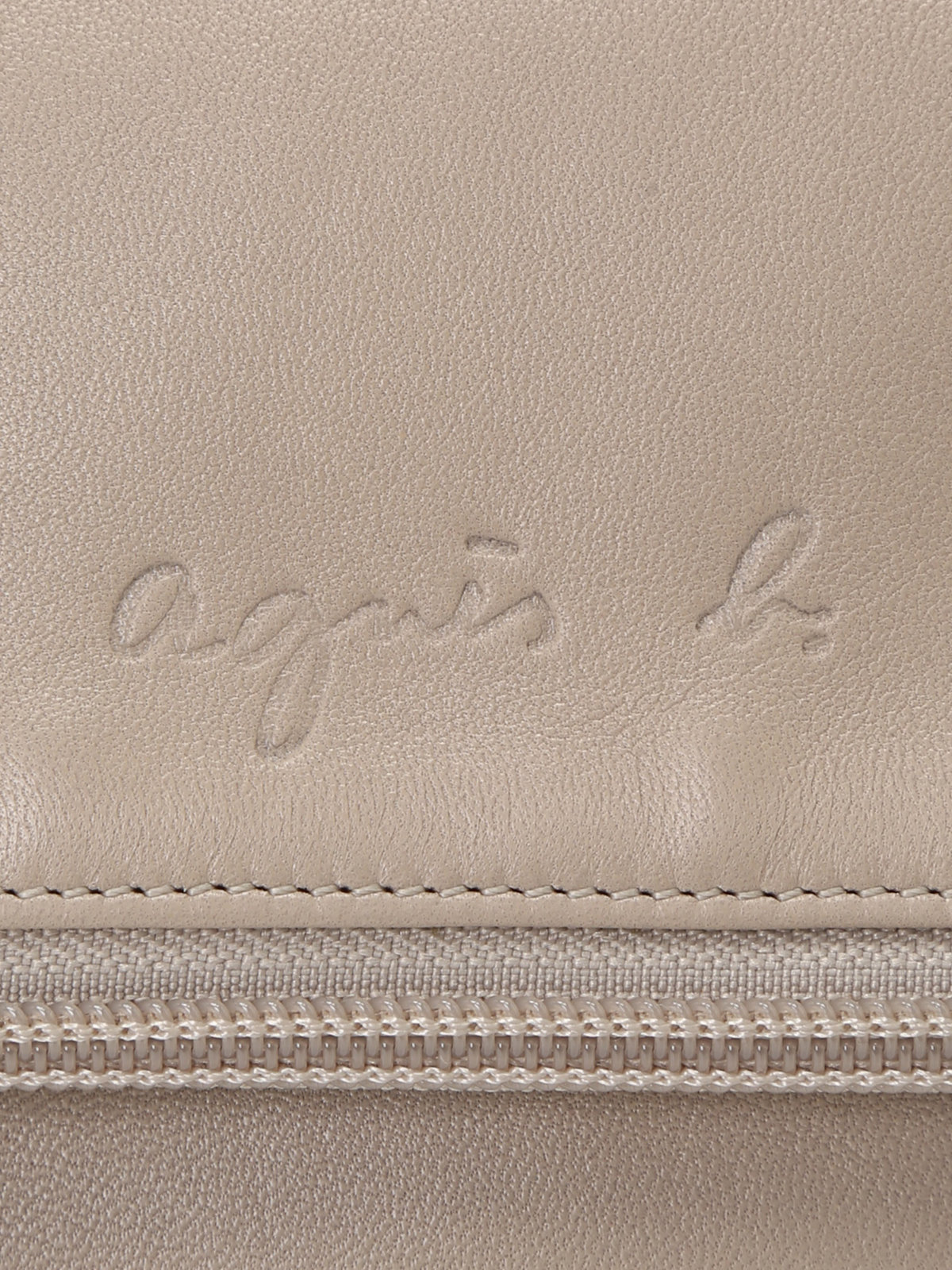 FEMME ウィメンズ ラムスキンレザー ショルダーバッグ "Asya" ベージュ