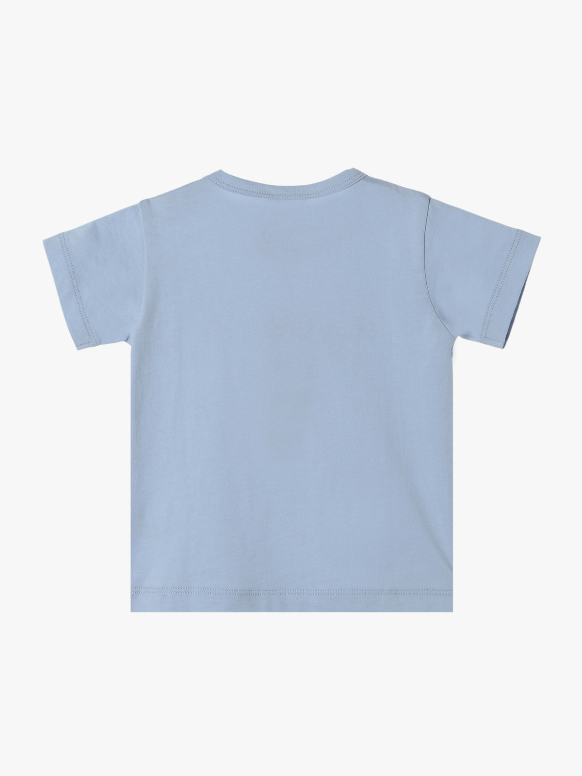 ENFANT ベビー ベビー ロゴ ハート プリント コットン 半袖 Tシャツ ブルー