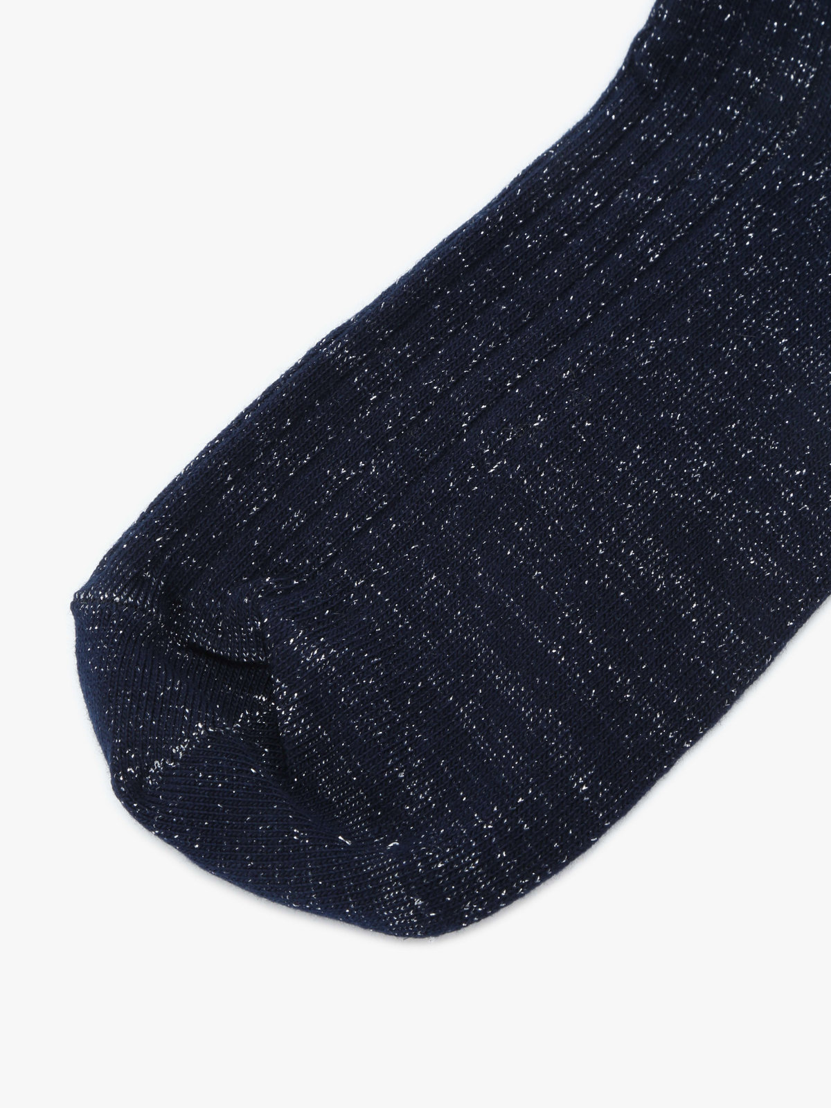 FEMME ウィメンズ シルバーラメ ソックス "Estelle" ブルー系その他