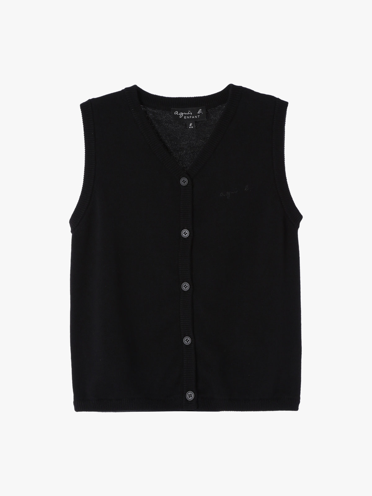 ENFANT ボーイズ LS40 E GILET キッズ ジレ ブラック