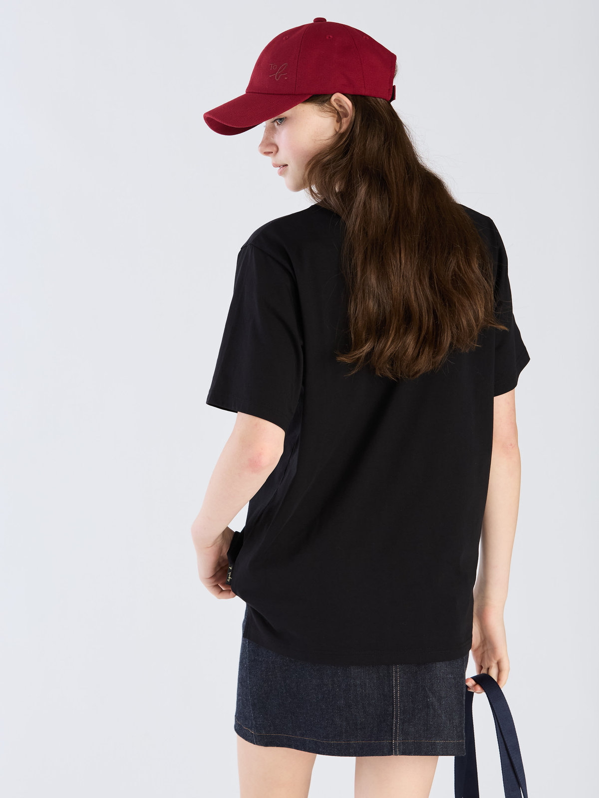 To b. by agnès b. 【Outlet】To b. by agnes b.× green label relaxing オーガニックコットン フォトプリント Tシャツ ブラック