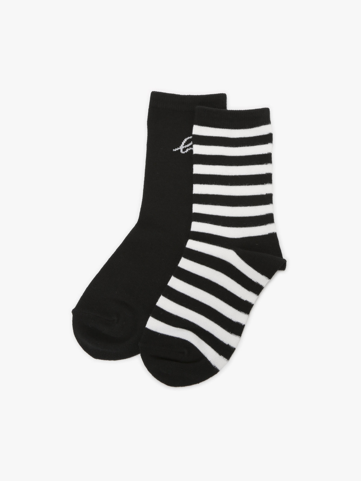 ENFANT ユニセックス キッズ ソックス ブラック