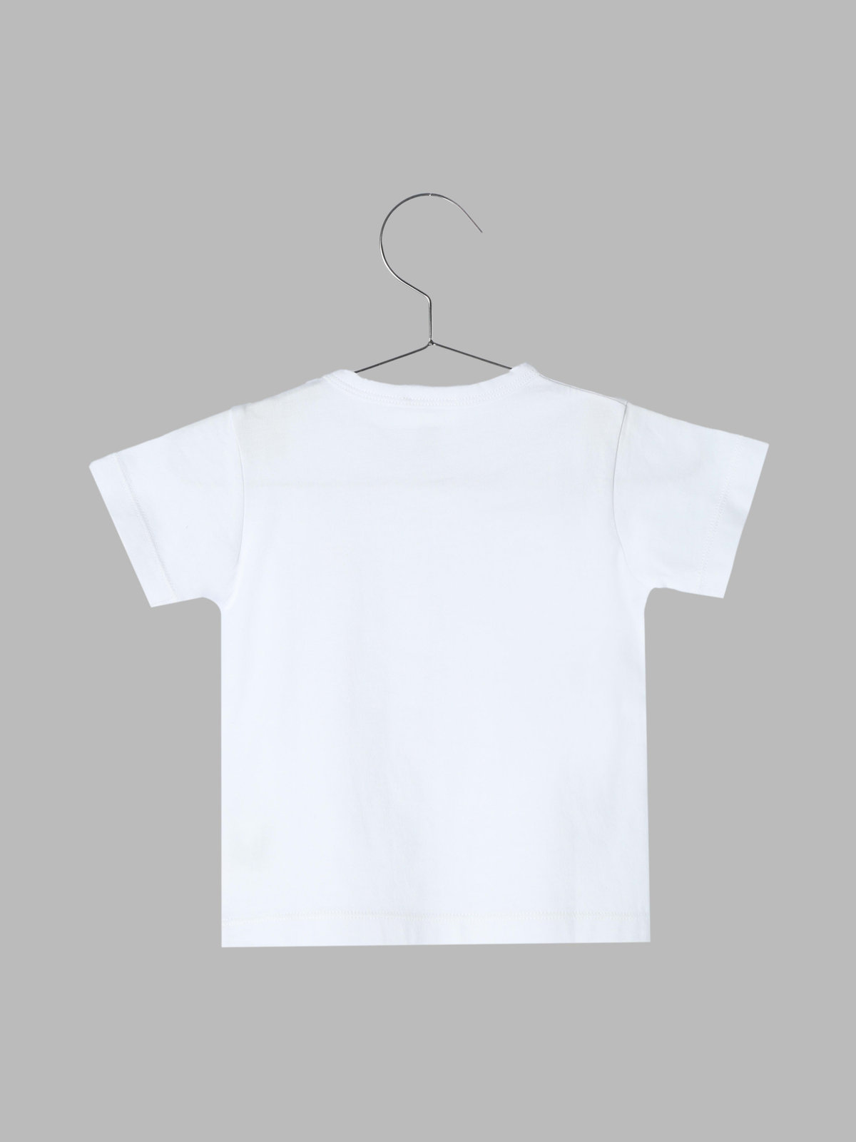 ENFANT ベビー ベビー ロゴ コットン 半袖 Tシャツ ホワイト