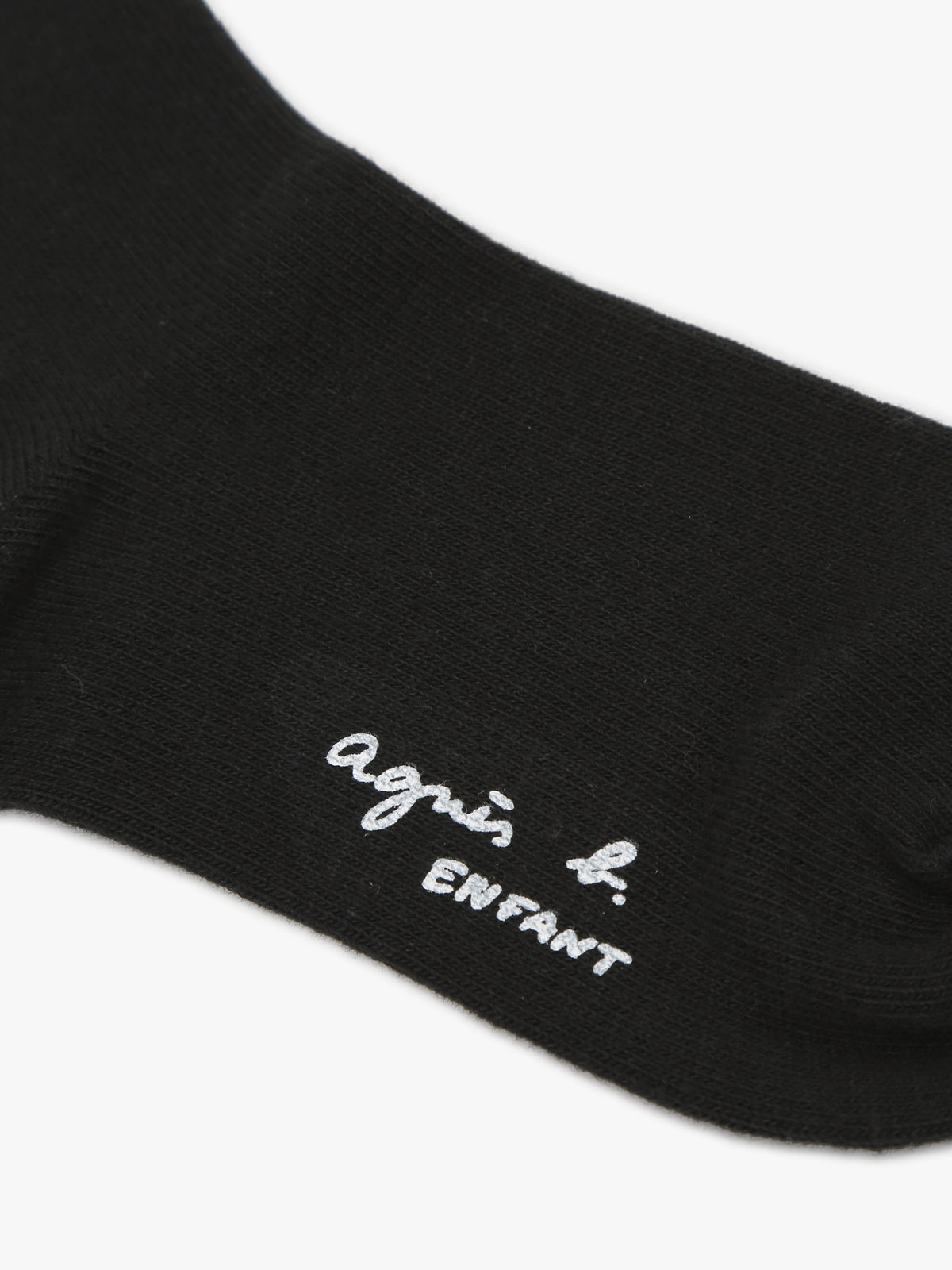 ENFANT ユニセックス キッズ ソックス ブラック