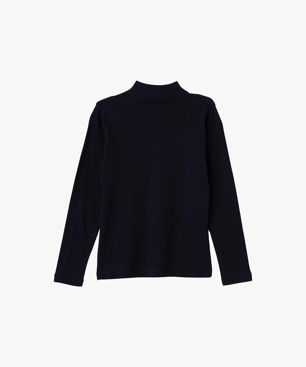 ENFANT ユニセックス キッズ "b." ロゴ コットン 長袖 Tシャツ ブラック