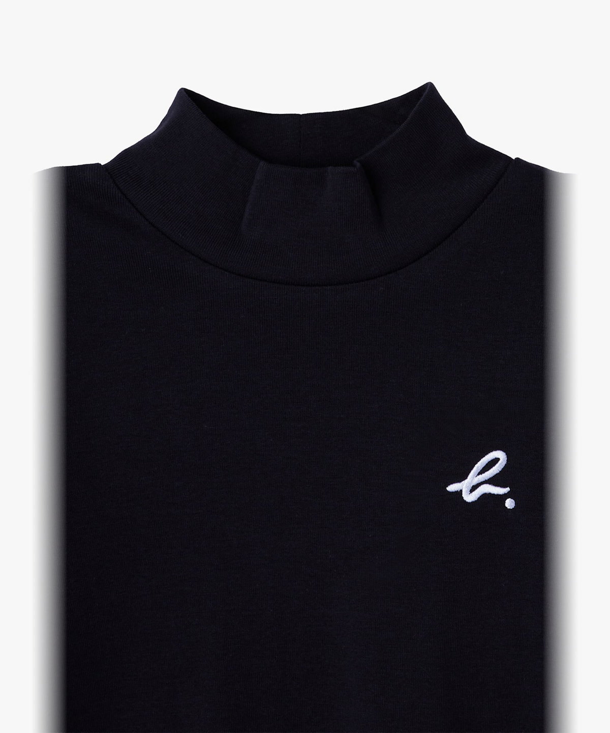 ENFANT ユニセックス キッズ "b." ロゴ コットン 長袖 Tシャツ ブラック