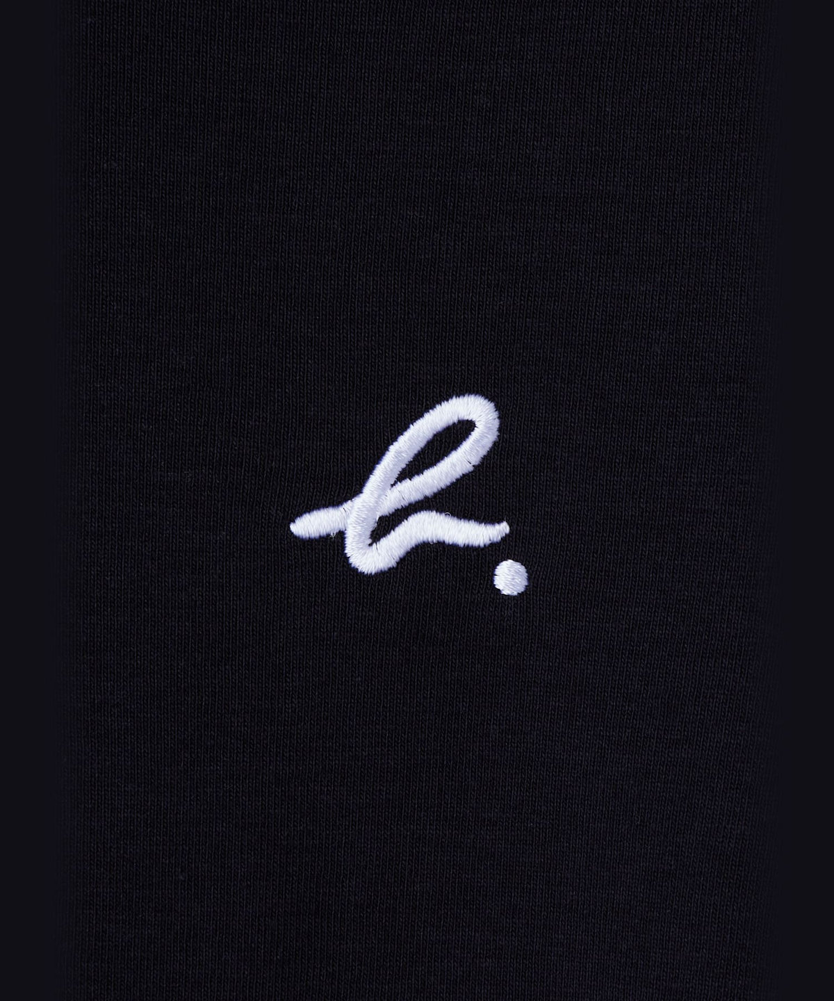 ENFANT ユニセックス キッズ "b." ロゴ コットン 長袖 Tシャツ ブラック