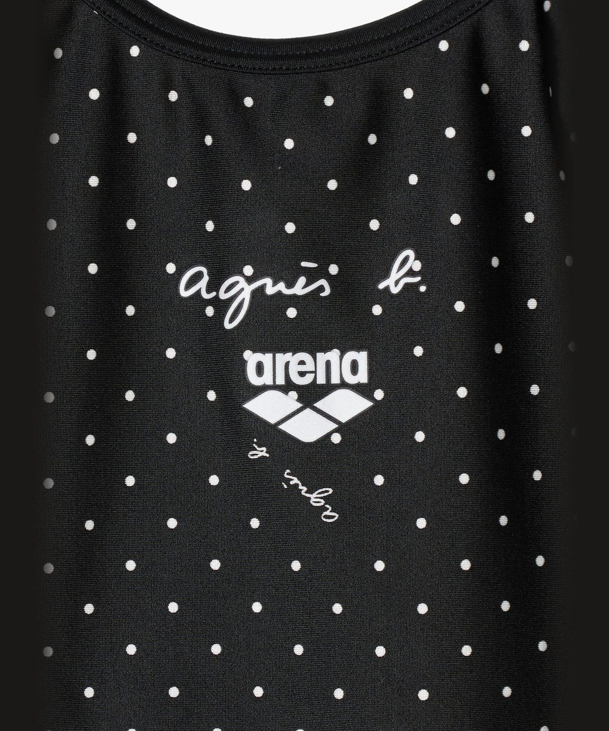 ENFANT ガールズ agnes b. x arena ジュニアセパレート 水着 ブラック