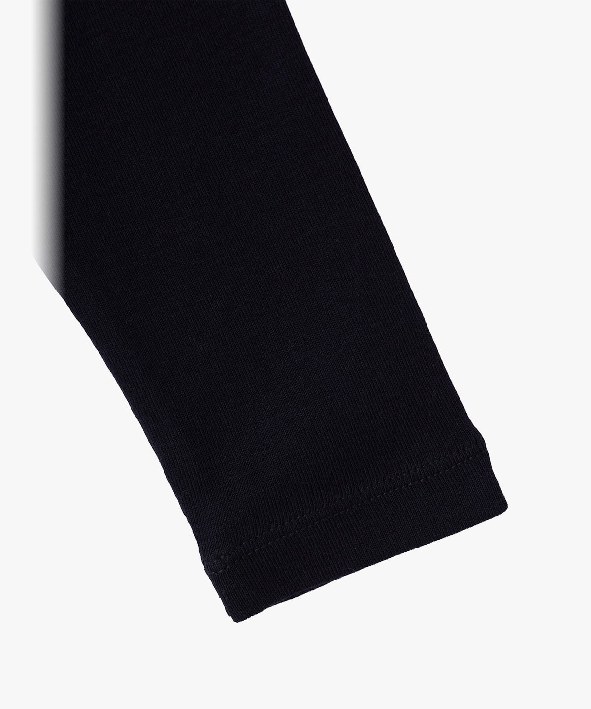 ENFANT ユニセックス キッズ "b." ロゴ コットン 長袖 Tシャツ ブラック