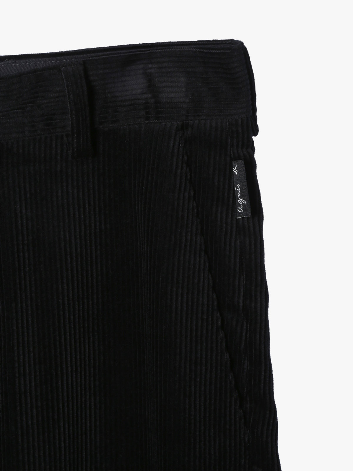 HOMME メンズ メンズ コットン パンツ ブラック