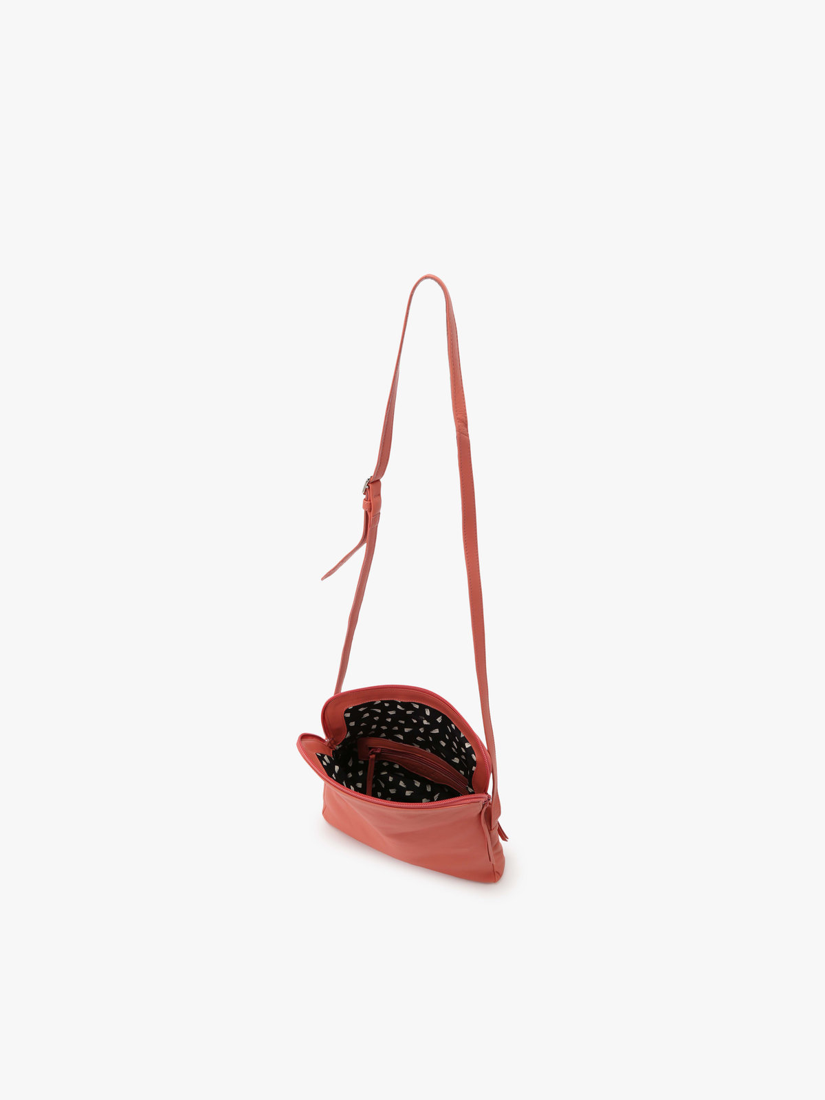 FEMME ウィメンズ 【Outlet】ラムスキンレザー ショルダーバッグ "Asya" ピンク