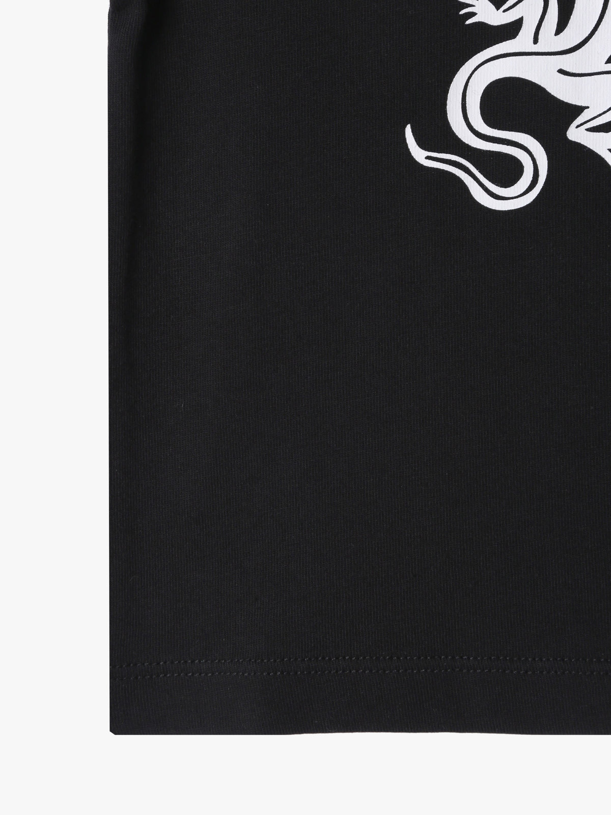 ENFANT ベビー ベビー アイコニック コットン 半袖 Tシャツ "Lezard" ブラック